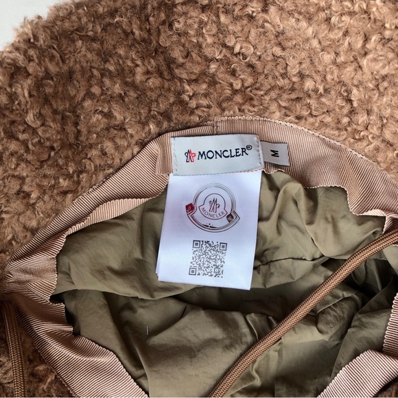 Moncler Toggle Ties Faux-shearling Bucket Hat - Picture 8 of 10
